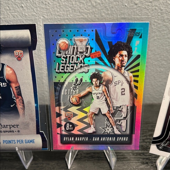 Dylan Harper San Antonio Spurs Rookie Lot topps - Picture 4 of 6